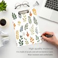 thumbnail image 4 of Acrylic Writing Board Silver12.5*9 Inch Clipboards Transparent Acrylic Material Suitable For Office Classroom Teachers Fashion Bloggers Stationery Enthusiasts Cartoon Color Leaves Seamless, 4 of 9