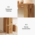 thumbnail image 4 of Finmind Solid Wood Console Table, 70.87" Extra Long Entryway Table for Hallway, Easy Assembly, Light Brown, 4 of 7