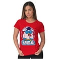 thumbnail image 4 of Tootsie Mr Owl USA American Patriot Women's Plus Size Shirt Brisco Brands 2X, 4 of 5