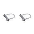 thumbnail image 2 of Eigraketly Pernos de abrazadera en forma de U de acero inoxidable M8, pieza de repuesto, pernos en U, accesorio de mantenimiento para reparación M8x27x75 2piezas, 2 of 6