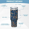 thumbnail image 5 of Bingfone Giraffe Skin for 40 Oz Stainless Steel Travel Mug Double Wall Water Coffee Cup for Home,Office, Outdoor Works Great for Ice Drinks and Hot Beverage, 5 of 8