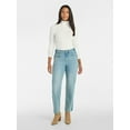 thumbnail image 2 of Time and Tru Women's Tuxedo Jeans, 30" Inseam, Sizes 0-20, 2 of 5