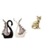 thumbnail image 1 of Figuras De Gato Cisne, Escultura De Cerámica De Animales, Colección De Escritorio, Adorno Para Estante, Aniversario, Chimenea, Arte, Artesanía, Estatua Decorativa, 1 of 8