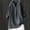 GY2, variante sur Chemise Ample Unie en Lin pour Femmes à Manches Longues, Boutonnée, Col Mandarin, Haut Boutonné, Hauts Nohow, Tunique, T-Shirts pour Femmes, Chemises pour Femmes, Automne, T-Shirts Classiques pour Femmes, Hauts à Manches 3/4 pour Femmes