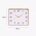 thumbnail image 2 of Square Wall Clock, Simple and Fashionable Home Clock, Wall Clock, Versatile Wall Clock, Suitable for Living Room, Study, Office, 2 of 5
