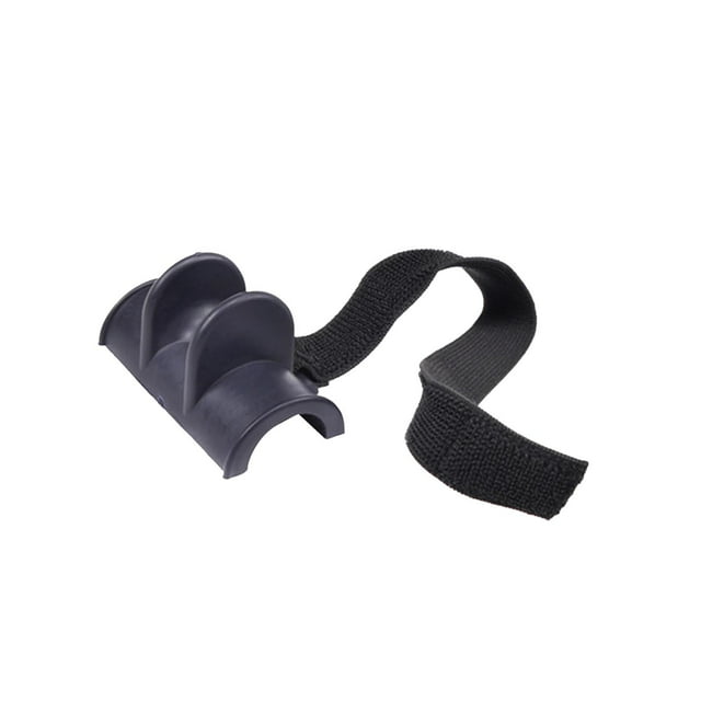 Soportes para cañas de pescar Soportes para cañas de pescar con correa Pesca de agua salada Negro8.5cm Cinturón 27cm Cola Soporte para caña de pescar