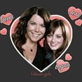 thumbnail image 2 of Men's Gilmore Girls Rory and Lorelai Photo Heart Graphic Tee Charcoal Heather 3X Large, 2 of 5