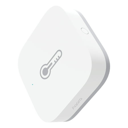 T1 Temperature and Humidity Sensor- Requires Aqara Hub, Supports Apple HomeKit, Alexa, Google, SmartThings - White