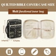 thumbnail image 7 of Xoenoiee Cross American Flag Camo Pattern Bible Cover Case for Women Quilted Bible Case Large Bible Cover with Handle Bible Study Supplies Accessories Christian Gifts for Men, 7 of 7
