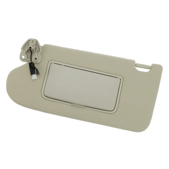 Unique Bargains Left Driver Side Car Sun Visor for Nissan Maxima 2016-2021 Plastic with Mirror and Light Gray