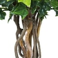 thumbnail image 4 of Pure Garden 2-Piece Single Ball Faux English Ivy Topiary Artificial Topiaries Set with Pots, 4 of 4