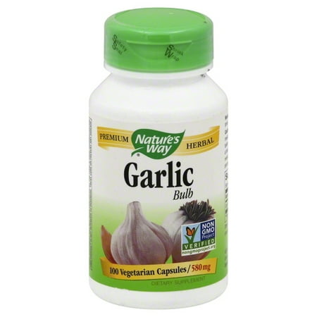 Nature's Way Garlic Cloves Capsule, 100 Count (Best Way To Consume Garlic)
