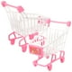 thumbnail image 5 of KAKOWELY 2 piezas de carritos de compras de juguete para niños, carrito de supermercado de juguete de simulación, juguetes de juego de simulación para niños pequeños, 5 of 5