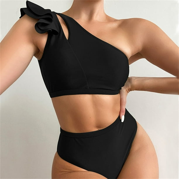 BeautyIn Pleated Ribbed Maternity Swimsuit One-piece High-waisted Push-up  Swimwear