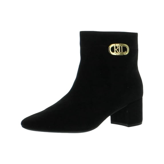 Lauren Ralph Lauren Womens Wynne Suede Ankle Booties