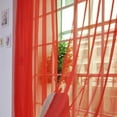 thumbnail image 3 of 2 PCS Pure Color Tulle Door Window Curtain Drape Panel Sheer Scarf Valances RD, 3 of 3