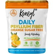Konsyl Daily Psyllium Fiber Sugar Free Orange - 11.4 oz Pack of 2