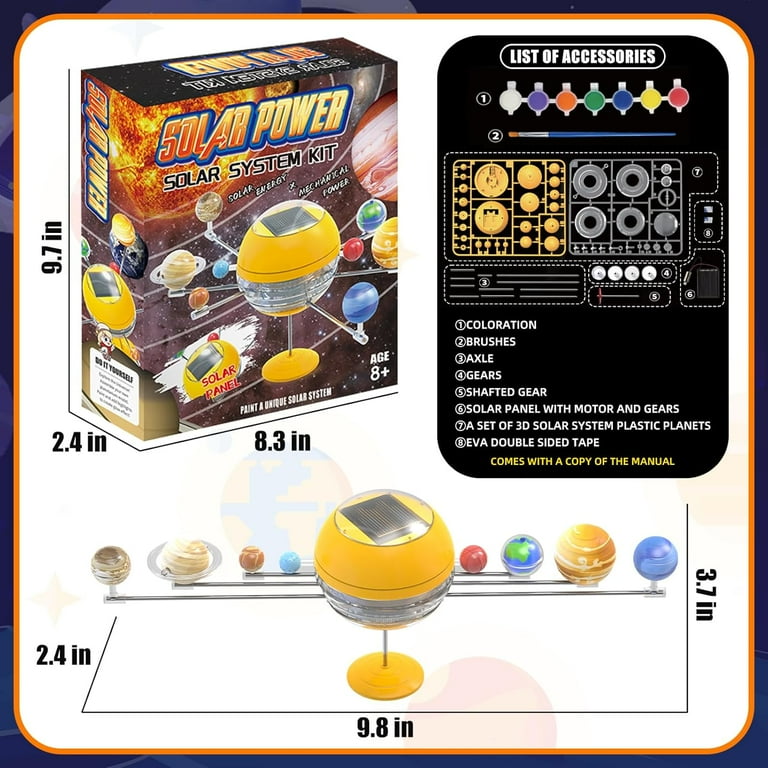 Style-Carry Science Kits for Kids, Solar System STEM Experiments