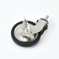 thumbnail image 1 of 4 Pcs Roues de 3 Pouces Plaquées Nickel M8 Universelles PP Roue/frein Roue de Salle à Manger/ Roulettes Chariot Roues Silencieuses Roues de Meuble, Matériau Supérieur, 1 of 4