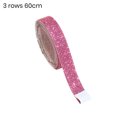 thumbnail image 3 of CSChome Self-adhesive Ribbon Self-adhesive Faux Crystal Rhinestones Needlework Hot Fix Chain Sticker Ribbon DIY Gift Wrapping Package Party Decoration, 3 of 6