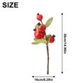 thumbnail image 2 of POINTERTECK 3Pcs Artificial Flower Decorations Fruit Lemons Foam Multicolor Plastic Sprigs Crafts Fake Flowers, 2 of 23