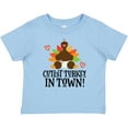 thumbnail image 3 of Inktastic Thanksgiving Cutest Turkey in Town Boys or Girls Baby T-Shirt, 3 of 5