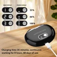 thumbnail image 2 of DEBGFS Electric Nail Clippers & Toenail Cutter for Adults and Elderly USB Rechargeable,Red, 2 of 7