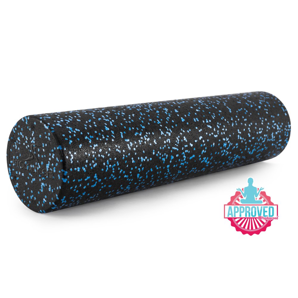 ProsourceFit High Density Speckled Black Foam Roller for Myofascial