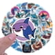 thumbnail image 2 of Stickers Shark, adhesivos impermeables de vinilo con diseño de grafiti, 120 unidades, 2 of 2