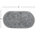 thumbnail image 5 of Softlife Cute Fluffy Oval Rug for Bedroom Soft Carpet, 2.6' x 5.3' , Gray, 5 of 8