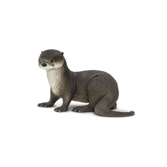 Safari Ltd. River Otter Figurine - Lifelike 5.5" Model Figure - Educational Toy for Boys, Girls, and Kids Ages 3 
