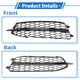 thumbnail image 5 of 1 pieza de parrilla de luz antiniebla delantera izquierda con agujero para Audi A6 C7 2011-2014 No. 4G0807681D ABS negro, 5 of 7