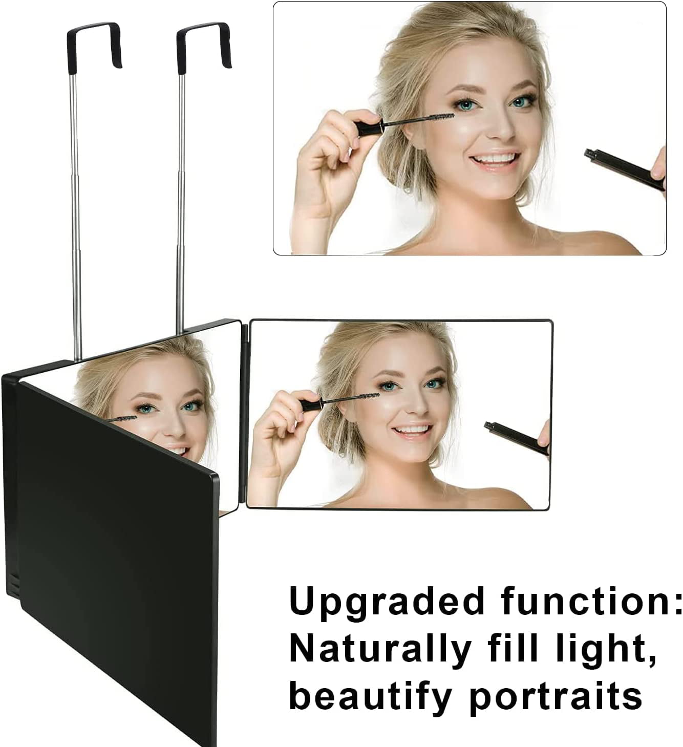 Portable 3 Way Trifold With LED Light For Self Hair Cutting 360 Degree  Viewing Compact And DIY Haircut Techy Hit Tools 10x From Mnyt, $54.74