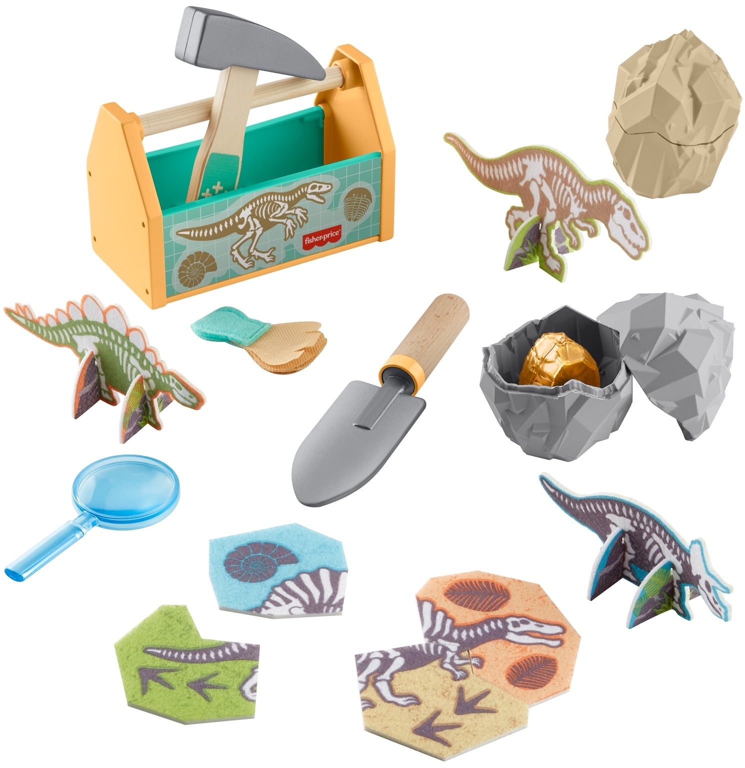 FisherPrice Dinosaur Discovery, Pretend Fossils Play Set
