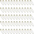 thumbnail image 1 of Mini Gold Safety Pins, 22mm Small Dress Pin, Stainless Steel Art Craft Pins, Tiny Tag Pins For Clothes Sewing(100 Pcs, Gold), 1 of 3