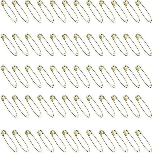 Mini Gold Safety Pins, 22mm Small Dress Pin, Stainless Steel Art Craft Pins, Tiny Tag Pins For Clothes Sewing(100 Pcs, Gold)