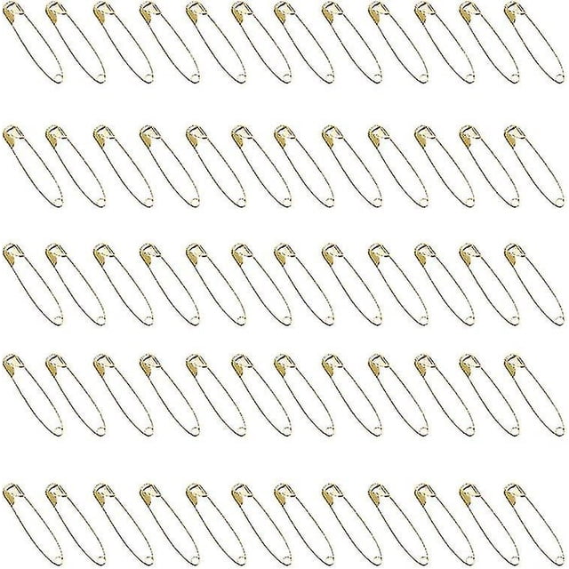 Mini Gold Safety Pins, 22mm Small Dress Pin, Stainless Steel Art Craft Pins, Tiny Tag Pins For Clothes Sewing(100 Pcs, Gold)