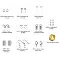 thumbnail image 2 of Kit de Bisutería para Hacer Aretes, Joyas, Material para Hacer Joyería de Herramientas, Kit de Suministros Herramientas para Hacer o Reparar Joyas (Plata), 2 of 4