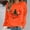 Orange, variant on asdoklhq Christmas Women Sweatshirt Women's Round Neck Christmas Printed Sweatshirt Long Sleeved Top Sweatshirt Gray XS