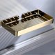 thumbnail image 1 of Stainless Steel Wall Mounted Soap Dish Drainer Shelf for Bathroom Kitchen (Gold), 1 of 3