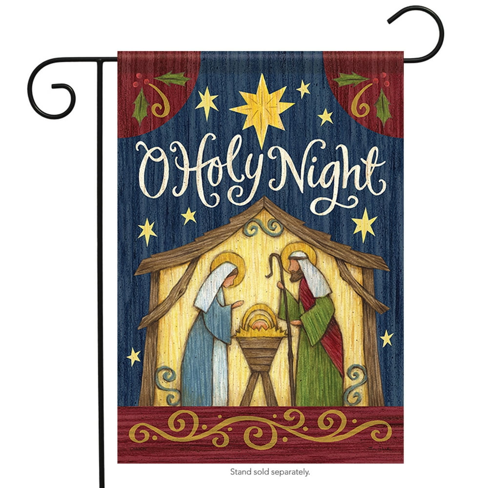 Christmas nativity 3x5' flag – flagsco Holy Nativity Christmas Garden Flag Holiday Religious Double Sided 12.5