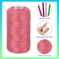 thumbnail image 4 of Uxcell Nylon String Cord 2.5mm x 218 Yards Rope Braided Thread Beading Cord for Jewelry Making Supplies Dark Pink, 4 of 4