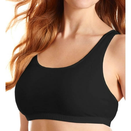 

LEADING LADY Black Everyday Wire-Free Sports Bra US 40B/C/D NWOT