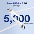 thumbnail image 4 of 1 Hora Cargador Tipo C, PD 30W Cargador Carga Rápida, con Cable USB C a C 1M 3A, Compatible con IP 1, 4 of 8