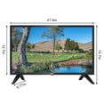 thumbnail image 4 of Televisor LED HD 720P TuTu 24 Pulgadas Pantalla Plana con Audio Dolby y Altavoces de Doble Canal, 4 of 8