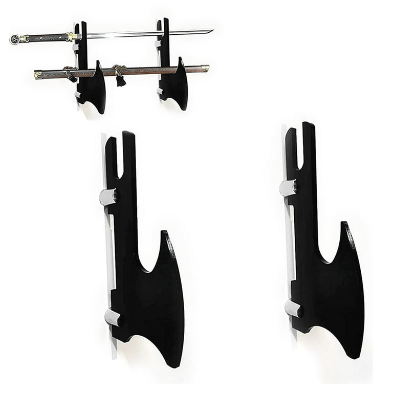  WANLIAN Sword Stand, Sword Hook, Acrylic Two-Layer Wall  Mounted Samurai Sword Stand Display Stand, Luxury Table Stand for Katana or  Wakizashi Sword, can Support All Swords : Sports & Outdoors