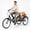 black, variant on Rear Seat for Adult Tricycle, Free Large-Capacity Basket,Ideal for Carrying Passengers and Shopping,Maximum Load 500lbs