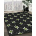 thumbnail image 3 of Ahgly Company Machine Washable Indoor Round Transitional Night Black Area Rugs, 8' Round, 3 of 7