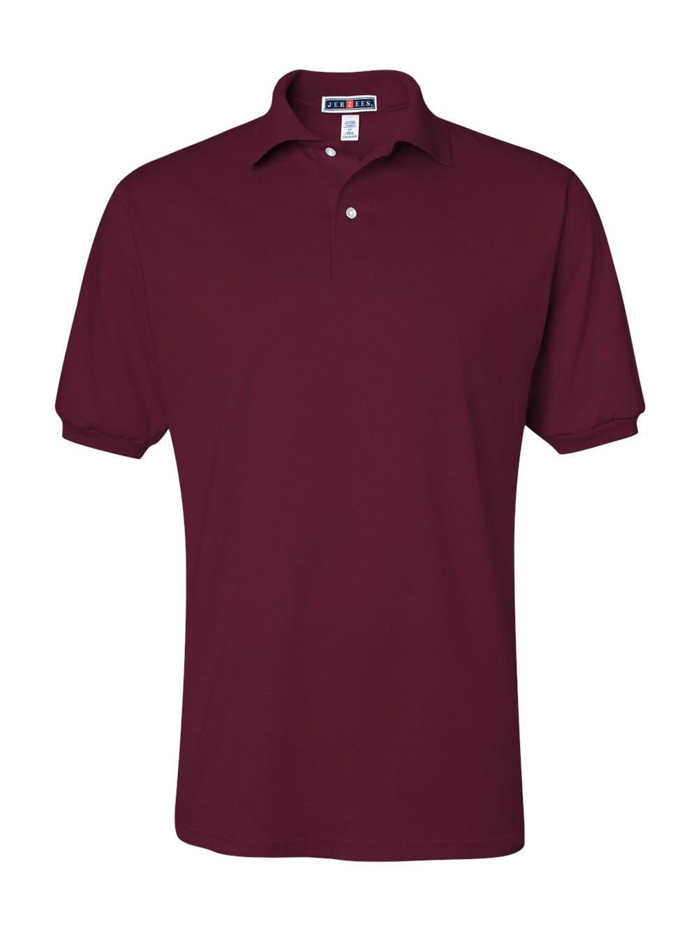 Jerzees 437M Adult 50-50 Cotton and Polyester Sport Shirt44; Kelly44; Small