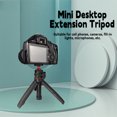 thumbnail image 4 of MT-08 Desktop Extendable Desktop Tripods Handheld Photography Bracket Stand with Flexible Ballhead 1/4" Screw Mount For Selfie, 4 of 5